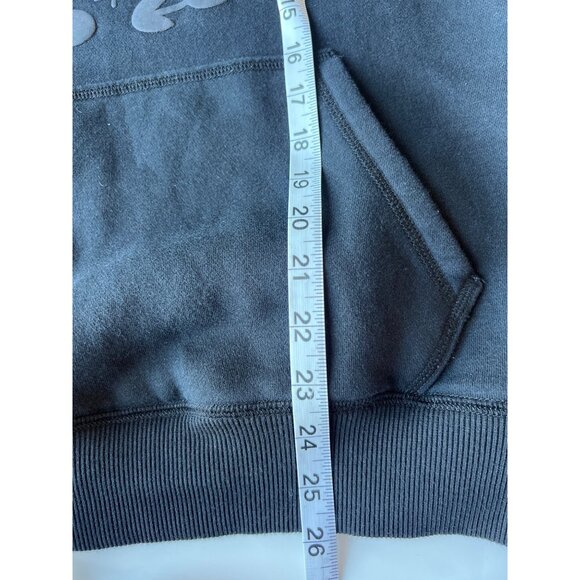 Roots Mens Hoodie Pullover Hooded Sweatshirt S/P Black Logo Kangaroo Pocket - Picture 8 of 8